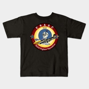 363rd Fighter Squadron - P51 Mustang Kids T-Shirt